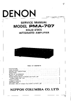 Denon PMA-707-Service-Manual 
